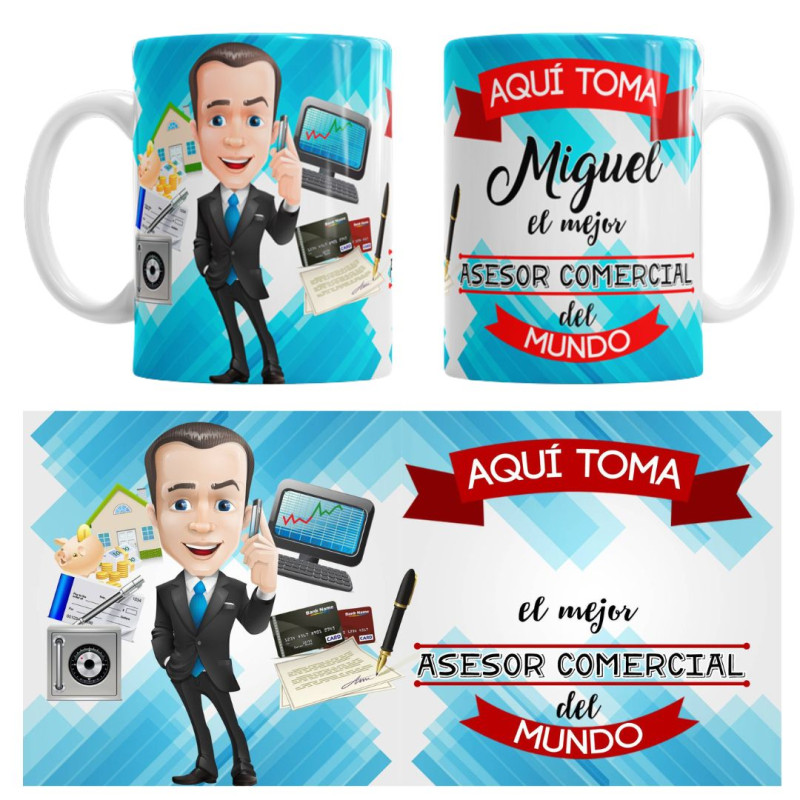 Mug aqui toma el mejor asesor comercial del mundo