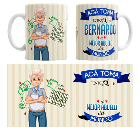 Mug aca toma tinto el mejor abuelo del mundo